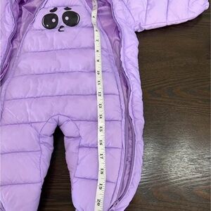 Cute Purple Baby Snowsuit